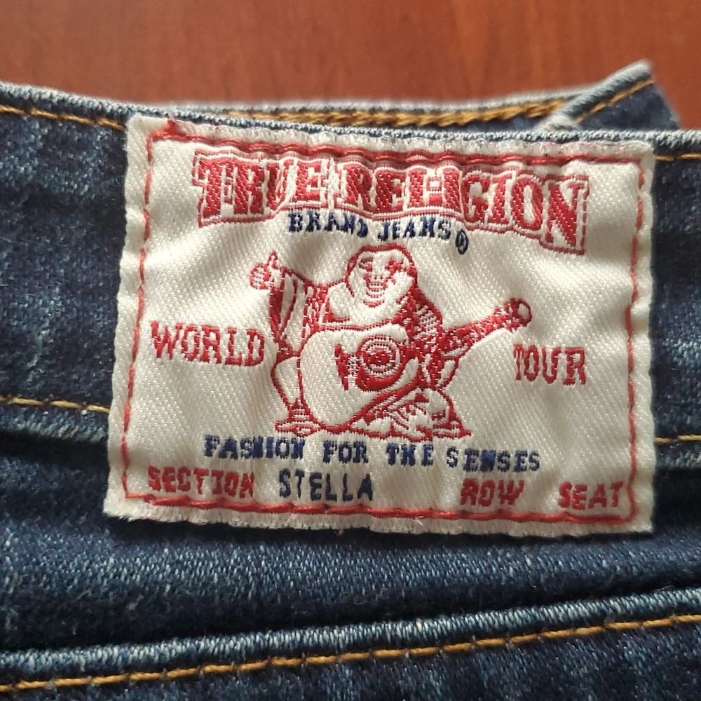 True Religion Dark Blue Jeans Size 28 - Picture 2 of 9